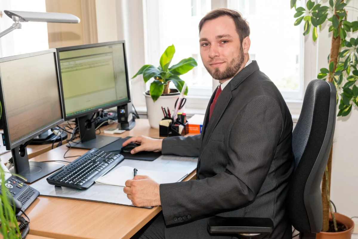 Mitarbeiter in BerKons Finanzbuchhaltung aus Potsdam