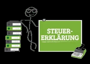 Symbolbild Steuererklärung unter Kontrolle